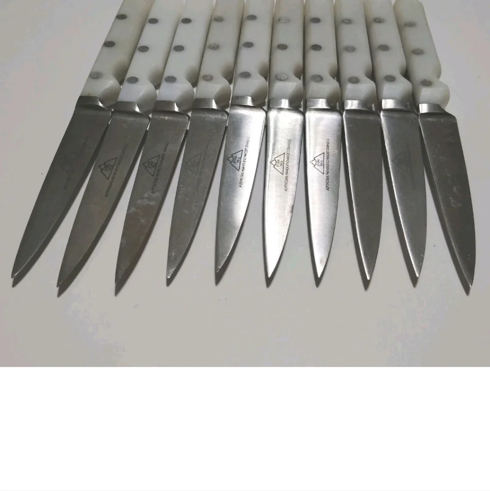 Vintage CP France ( Stubai ) Boxed Set Of 10* Steak Knives.